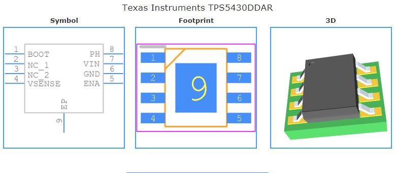 TPS5430DDAR引脚图