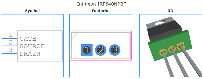 IRF640NPBF引脚图