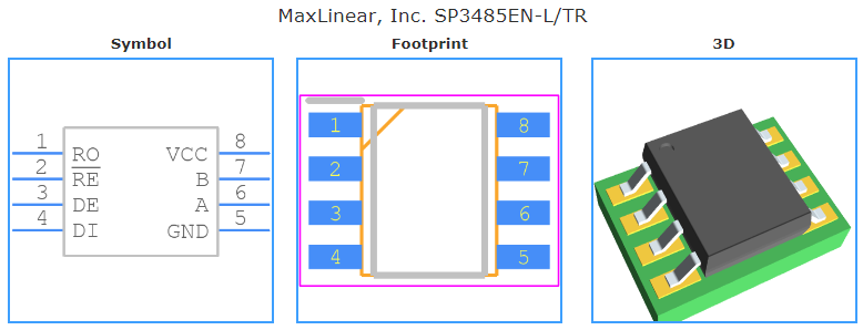 SP3485EN-L/TR引脚图