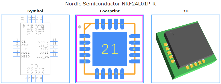 NRF24L01P-R引脚图