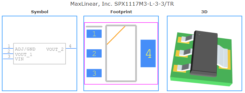 SPX1117M3-L-3-3/TR引脚图