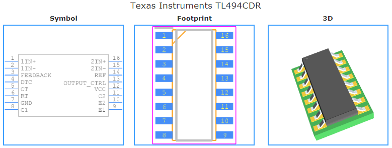 TL494CDR引脚图