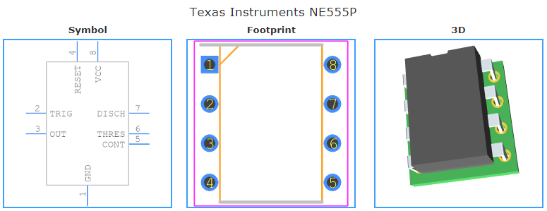 NE555P引脚图