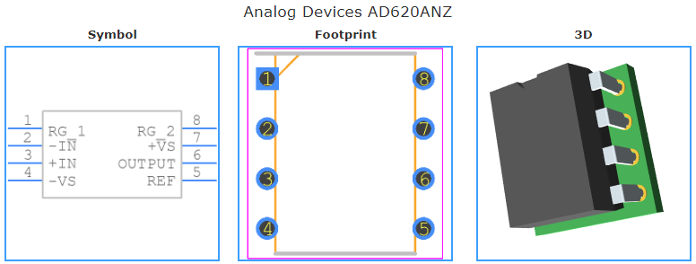 ad620anz引脚图