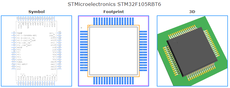 STM32F105RBT6引脚图