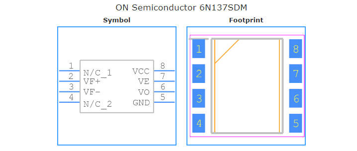 6N137SDM引脚图