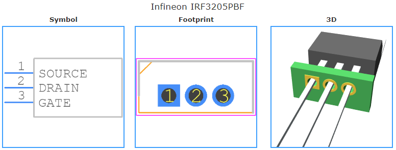 IRF3205PBF引脚图