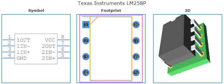 LM258P引脚图