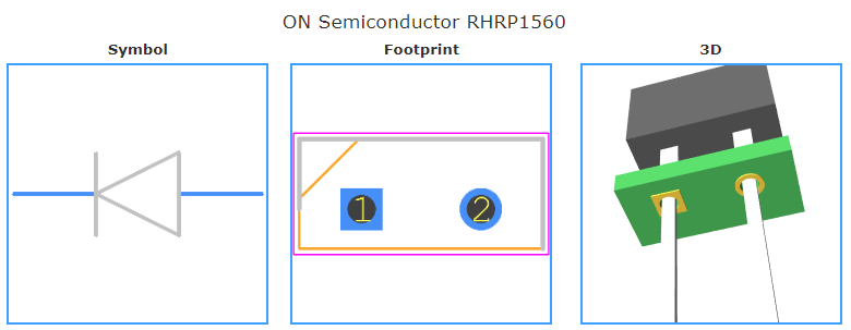 RHRP1560引脚图