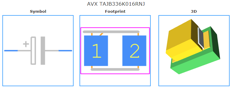 TAJB336K016RNJ引脚图