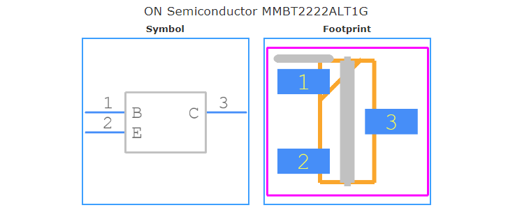 MMBT2222ALT1G引脚图