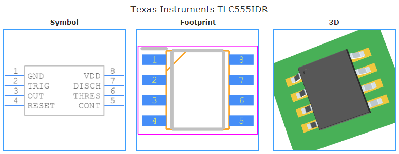 TLC555IDR引脚图
