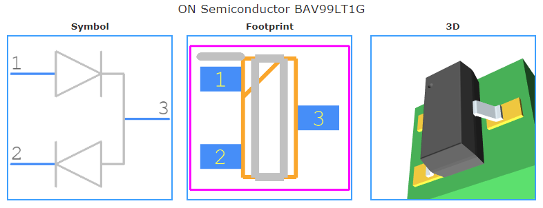 BAV99LT1G引脚图