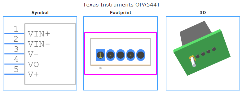 OPA544T引脚图