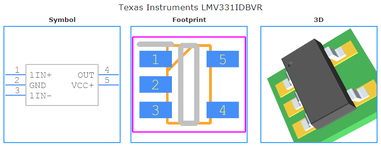 LMV331IDBVR引脚图