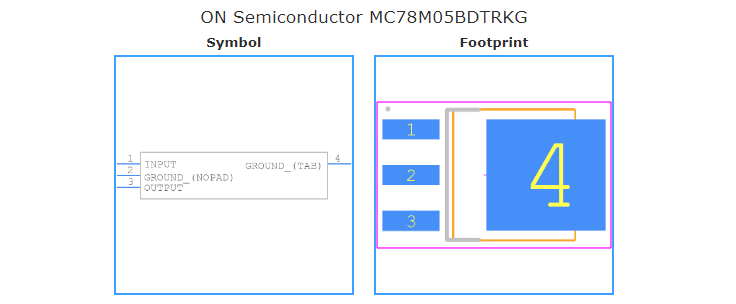 MC78M05BDTRKG引脚图