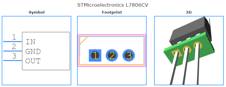 L7806CV引脚图