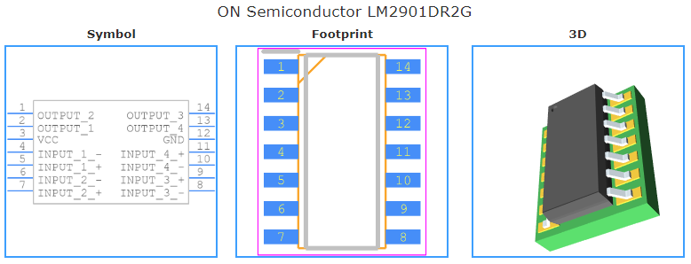 LM2901DR2G引脚图