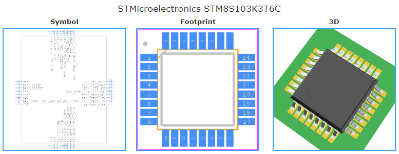 stm8s103k3t6c引脚图