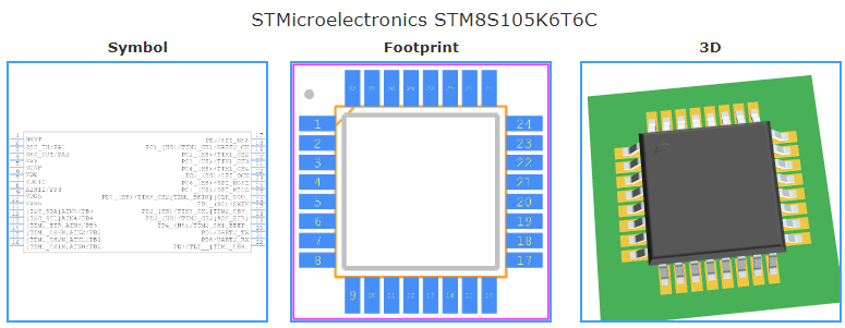 stm8s引脚图图片