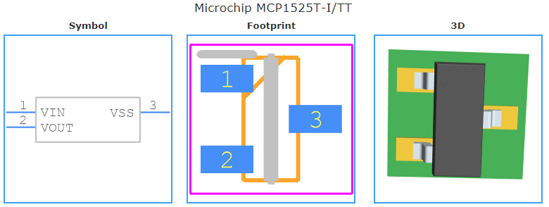 MCP1525T-I/TT引脚图