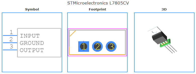 PIC16F628A-I/P引脚图和PCB焊盘图