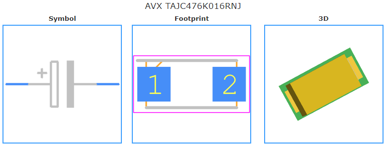 TAJC476K016RNJ引脚图