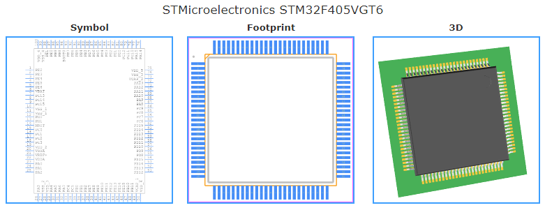 STM32F405VGT6引脚图