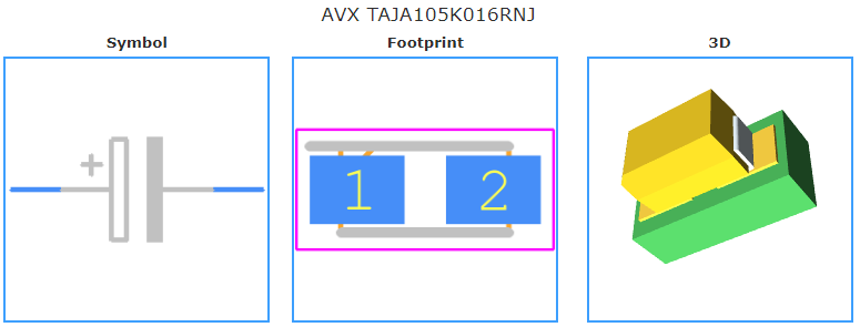 TAJA105K016RNJ引脚图