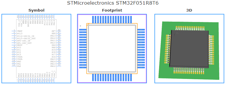 STM32F051R8T6引脚图