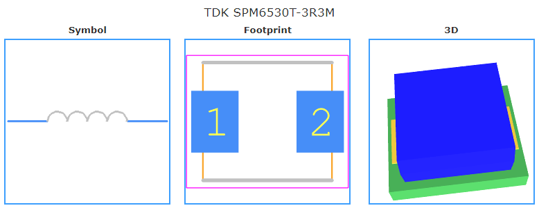 SPM6530T-3R3M引脚图