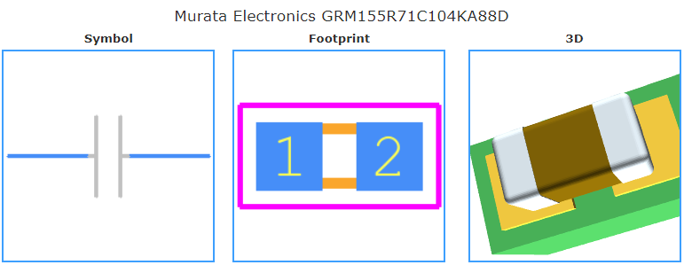 GRM155R71C104KA88D引脚图