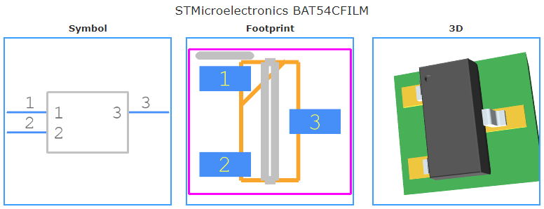 BAT54CFILM引脚图