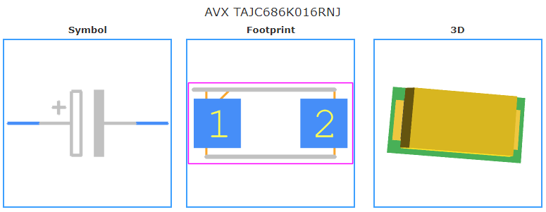 TAJC686K016RNJ引脚图