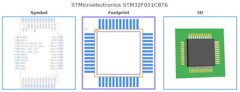 STM32F051C8T6引脚图