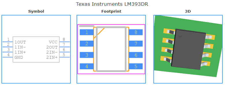 LM393DR引脚图