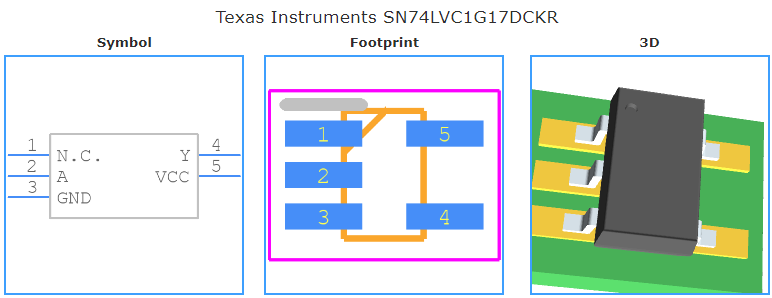 SN74LVC1G17DCKR引脚图