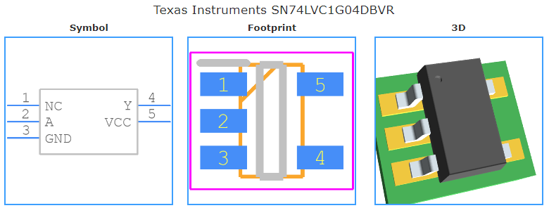 SN74LVC1G04DBVR中文资料_PDF数据手册_参数_引脚图_图片-立创商城