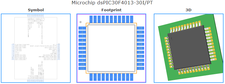 DSPIC30F4013-30I/PT引脚图