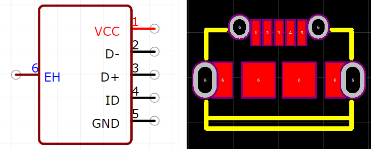475890001引脚图和PCB焊盘图
