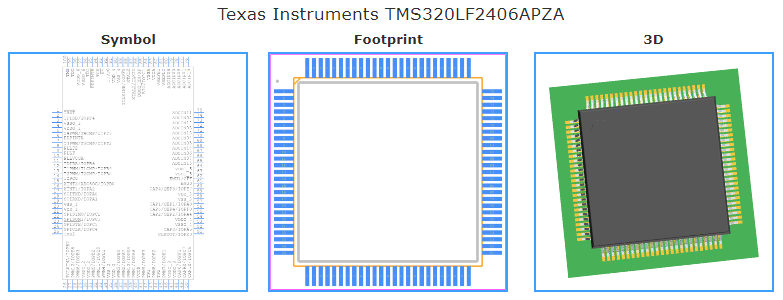 TMS320LF2406APZA引脚图