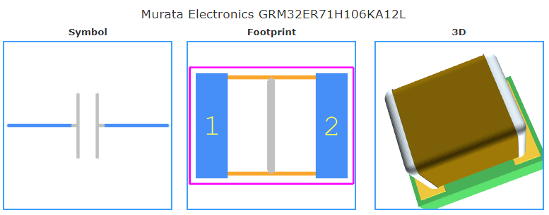 GRM32ER71H106KA12L引脚图