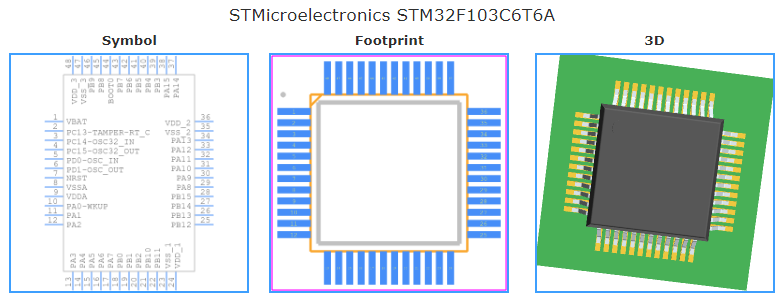 STM32F103C6T6A引脚图