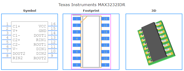 max3232引脚图及功能图片