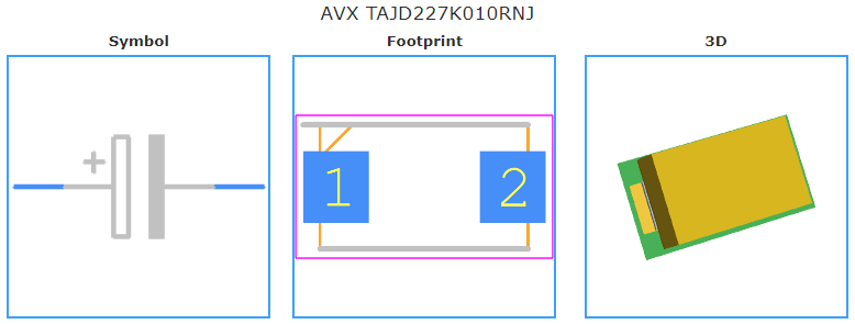 TAJD227K010RNJ引脚图