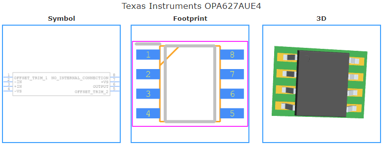 OPA627AUE4引脚图