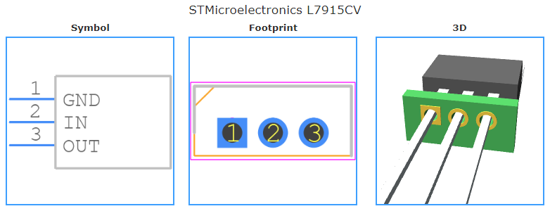 L7915CV引脚图