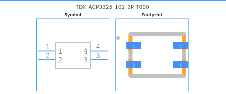 ACP3225-102-2P-T000引脚图