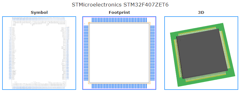 STM32F407ZET6引脚图