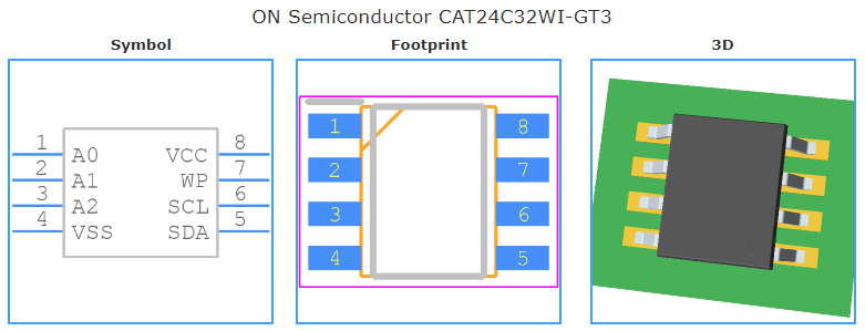 CAT24C32WI-GT3引脚图